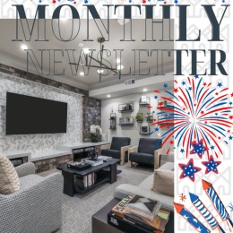 4th of July monthly newletter